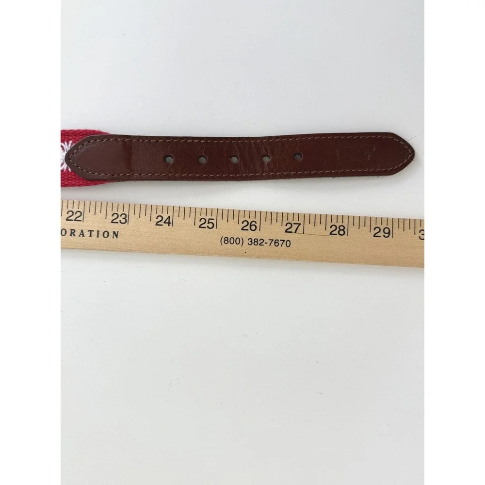 Vineyard Vines Boy's Lobster Embroidered Canvas Club Belt Size‎ S Preppy NEW